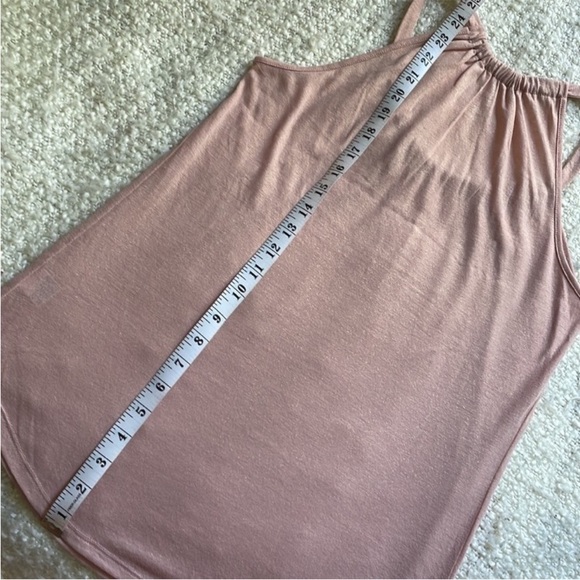 💕 A.N.A SIZE SMALL PINK SHIMMER HALTER TANK - Picture 4 of 8